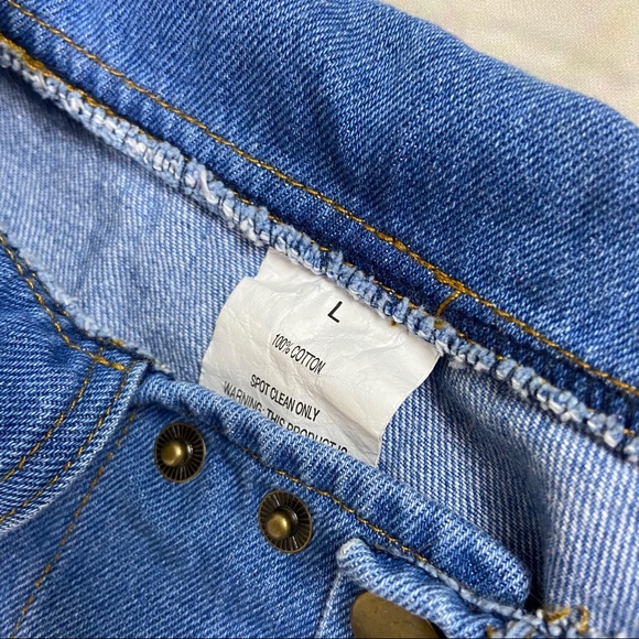 4/$25 Winter denim dog jacket Christmas - Picture 5 of 8